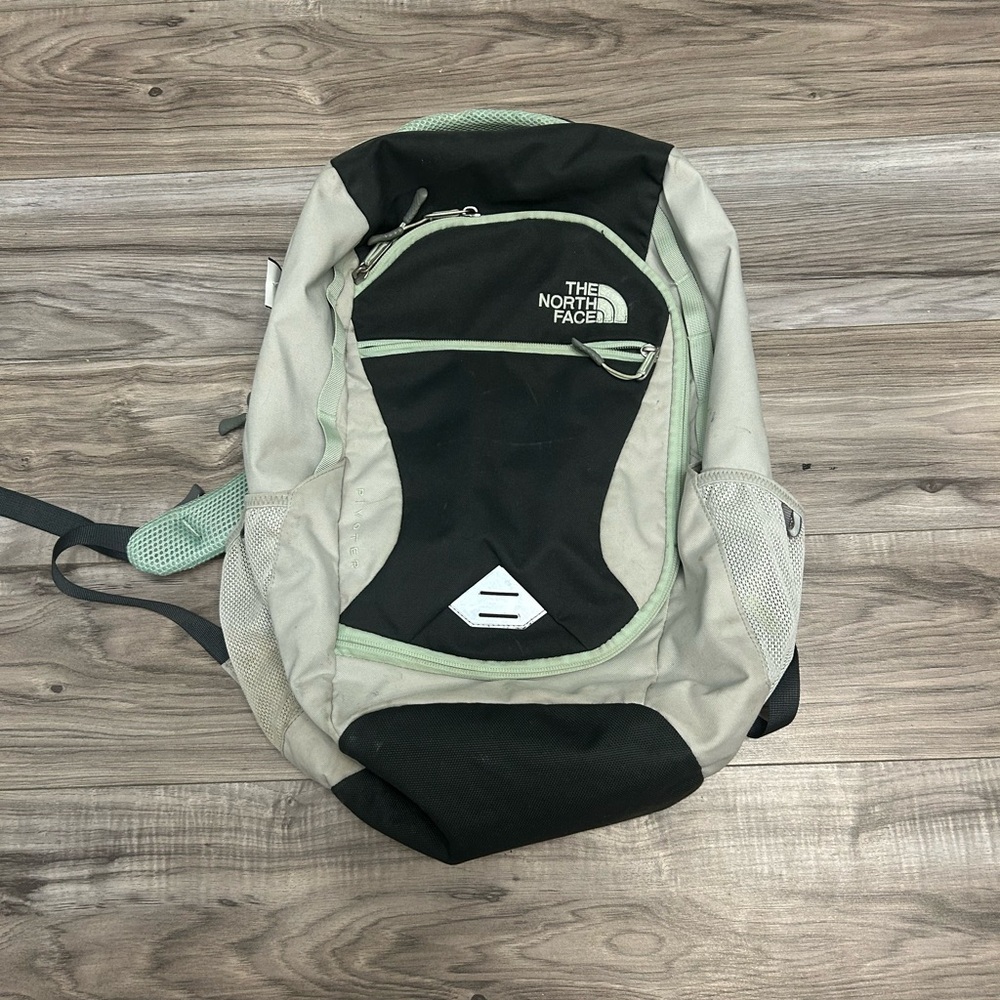The North Face Black and Gray Backpack